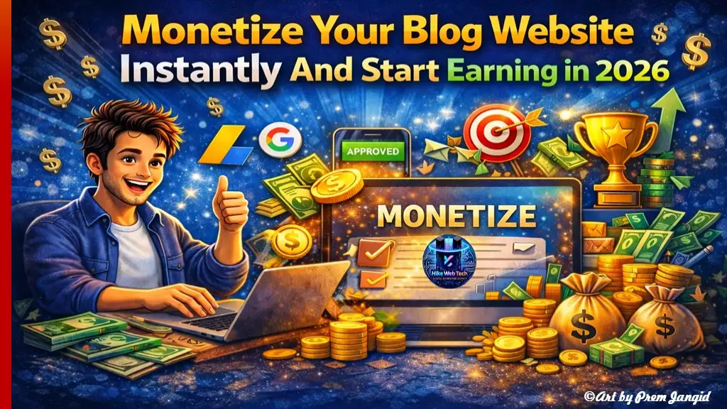 Monetize Your Blog Website Instantly And Start Earning in 2026 (Complete Guide)