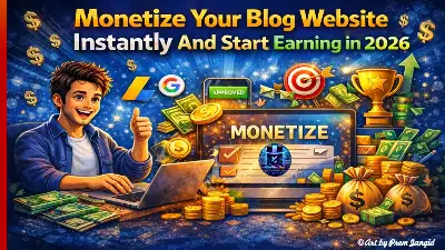 Monetize Your Blog Website Instantly And Start Earning in 2026 (Complete Guide)