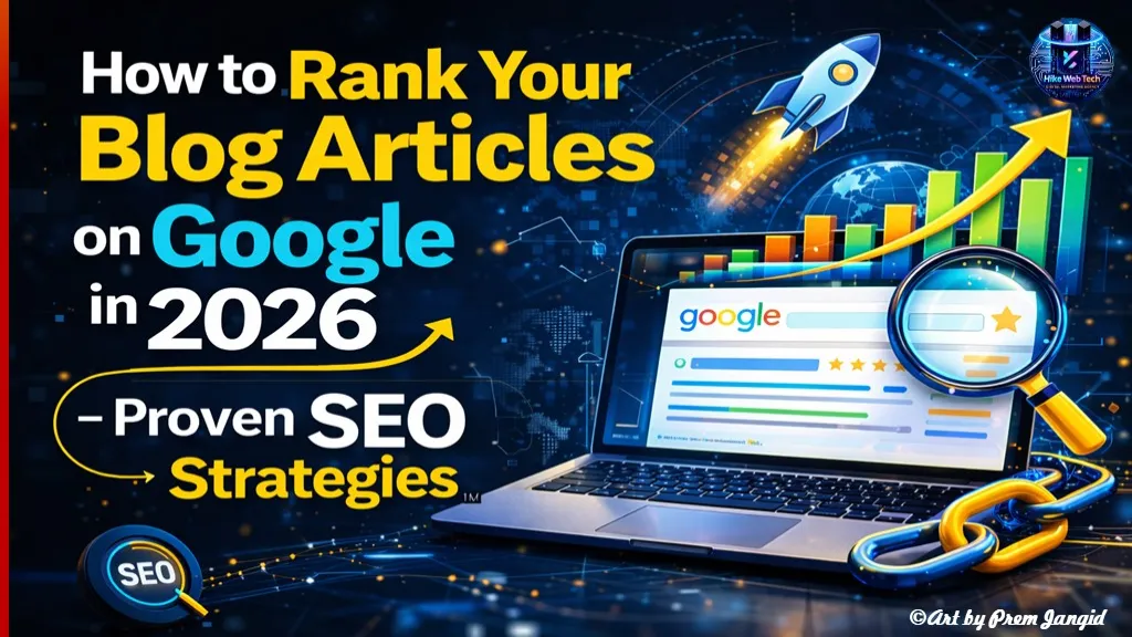 How to Rank Your Blog Articles on Google in 2026 – Proven SEO Strategies
