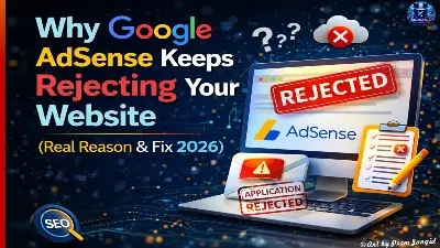 Why Google AdSense Keeps Rejecting Your Website (Real Reason & Fix 2026)