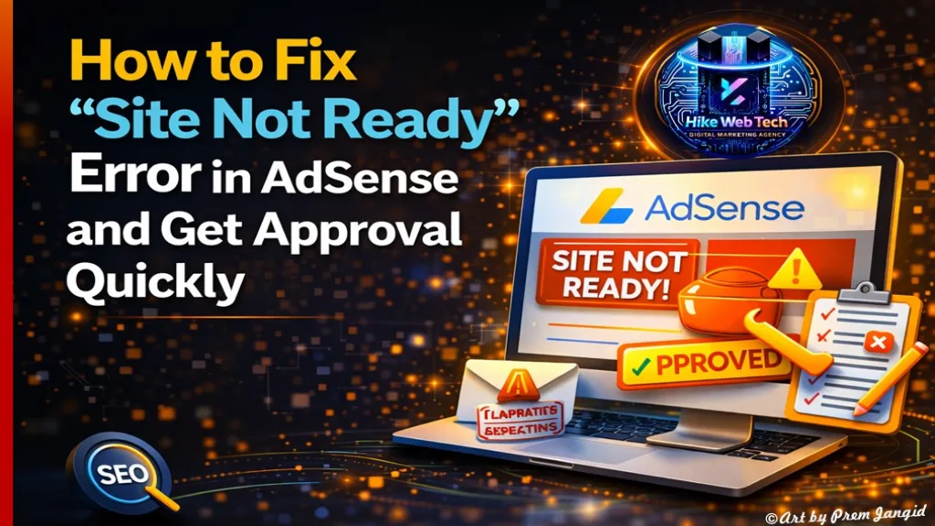 How to Fix “Site Not Ready” Error in AdSense and Get Approval Quickly