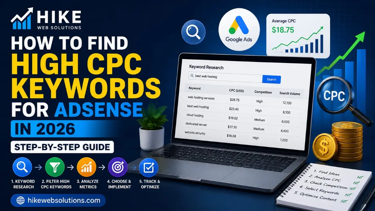 How to Find High CPC Keywords for AdSense in 2026 (Step-by-Step Guide)